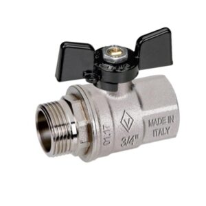 Valvola a sfera M/F a farfalla