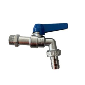 Rubinetto portagomma a sfera curvo