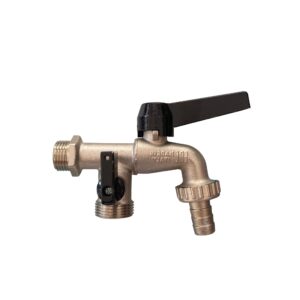 Rubinetto portagomma a sfera curvo