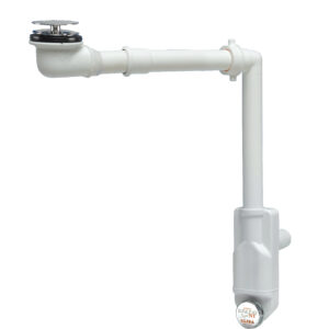 Sifone salvaspazio per lavabo ispezionabile