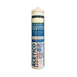 Silicone acetico universale professionale per sanitari - antimuffa